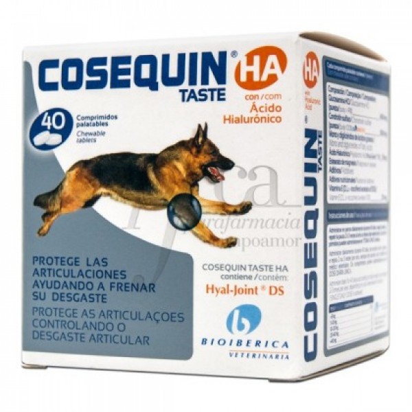 COSEQUIN HA TASTE ACIDO HIALURONICO 40 COMPS VET